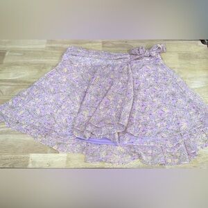 NWT Floral Chiffon Wrap Skirt 🌸